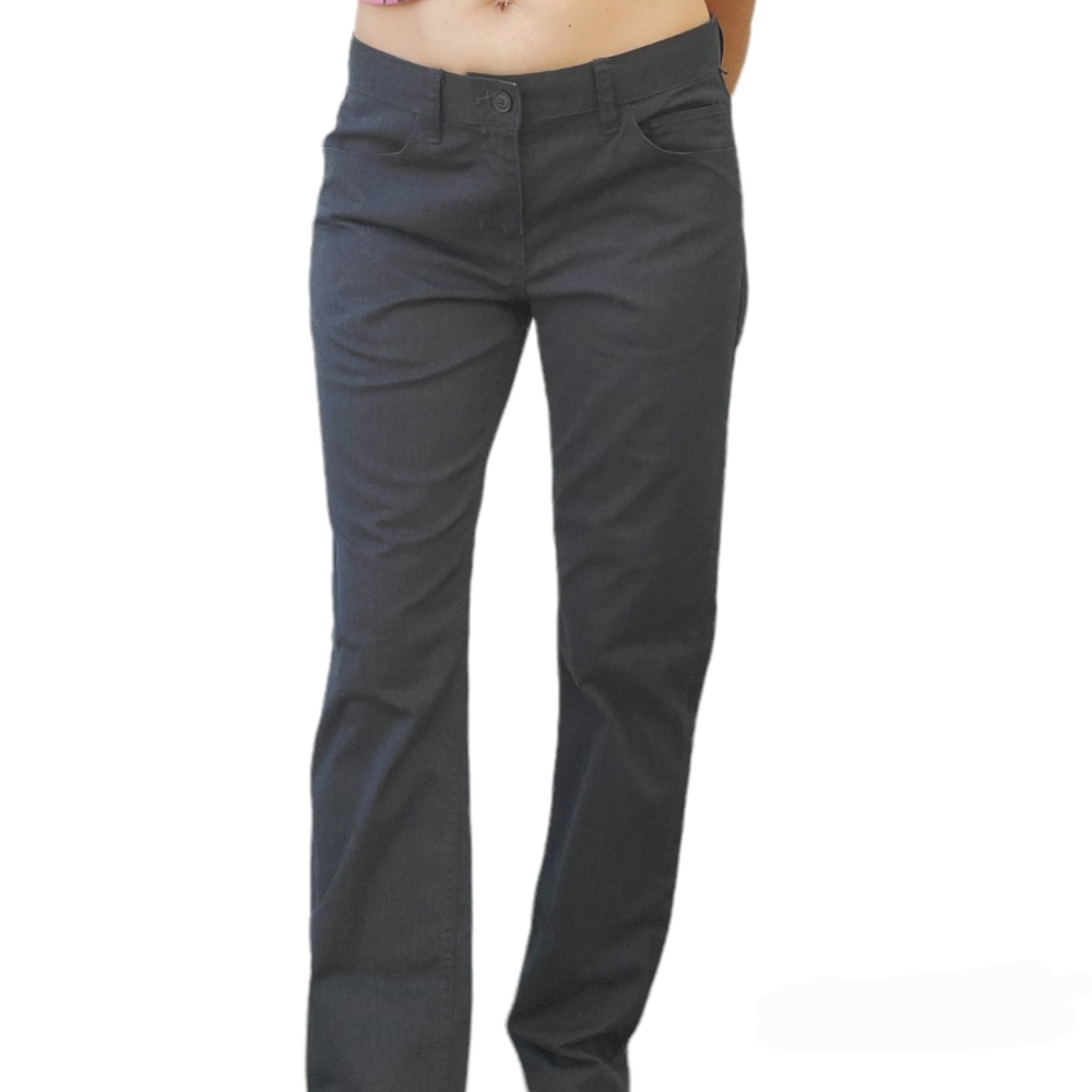 Perry Ellis Dark Gray Cotton Blend Pants Size 30×32
